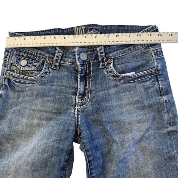 Kut from the Kloth Women’s Jeans Accent Pocket Boot Cut Medium Wash Size 4 Denim - Picture 11 of 16